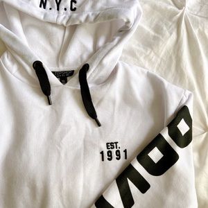 Topshop Cropped Hoodie